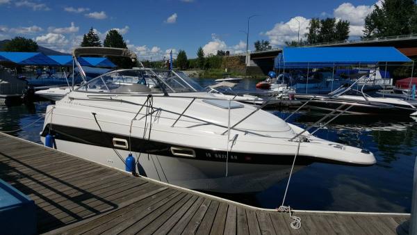 Starboard Front Quarter

2000 Maxum 2400 SCR
5.7L 
Bravo III

"Bada Bing Bada Boom"